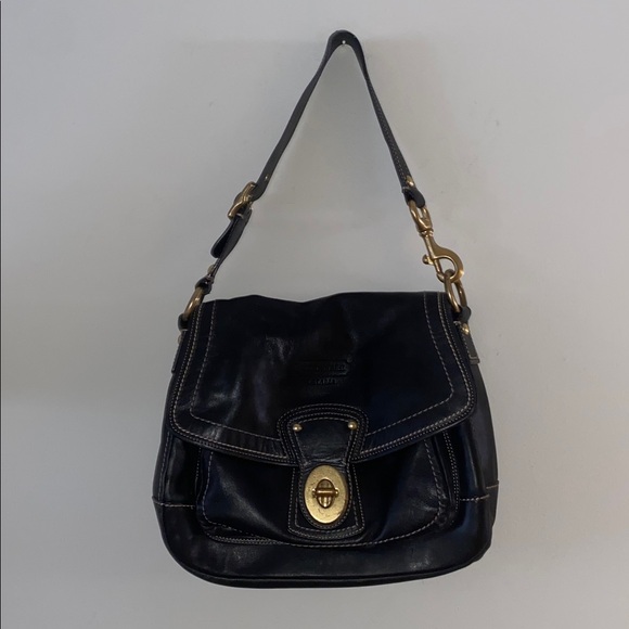COACH 65th Anniversary Signature Legacy Ali Leather Tote Hobo Bag Purse #F12854 - Picture 1 of 16